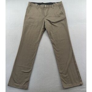 VTG Volcom Pants Mens Sz 36x33 Brown Chinos Skater True to This